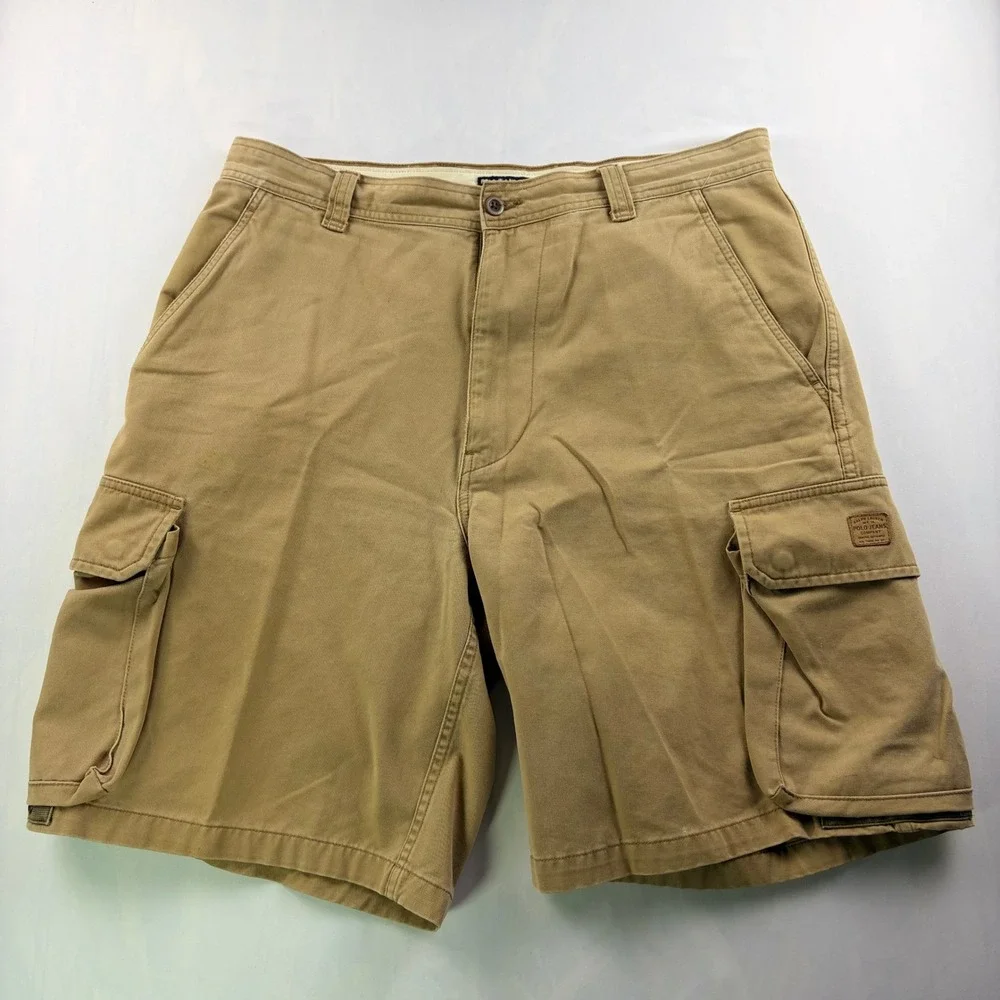 Polo Jeans Co Ralph Lauren 1967 Cargo Shorts Mens 36 Tan Cotton Military Surplus
